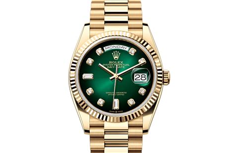 rolex day date verde prezzo|rolex oyster perpetual day date.